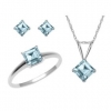 Bộ trang sức đá Topaz thiên nhiên - MS: TOSET006 - anh 1