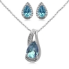 Bộ trang sức đá Topaz thiên nhiên - MS: TOSET007 - anh 1